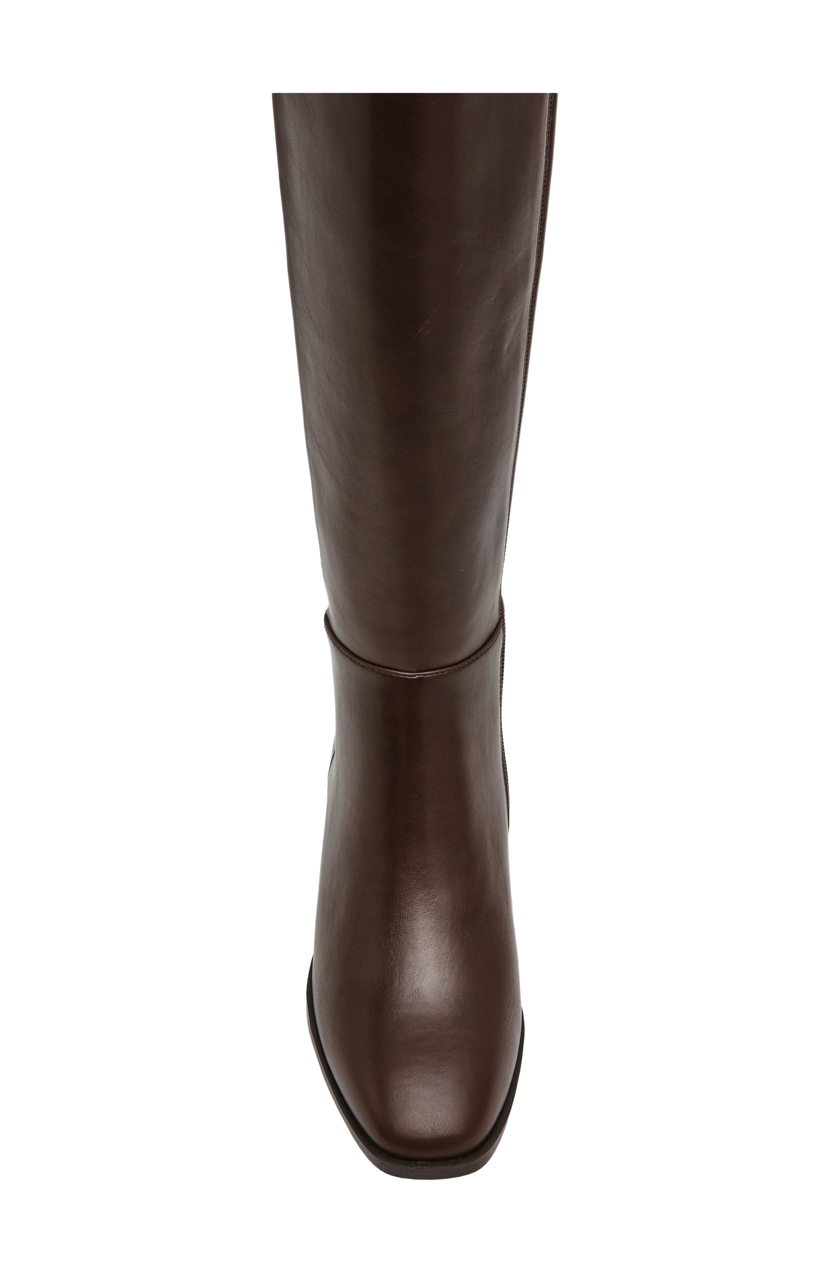 Clinda Knee High Boot, Alternate, color, BROWN PU