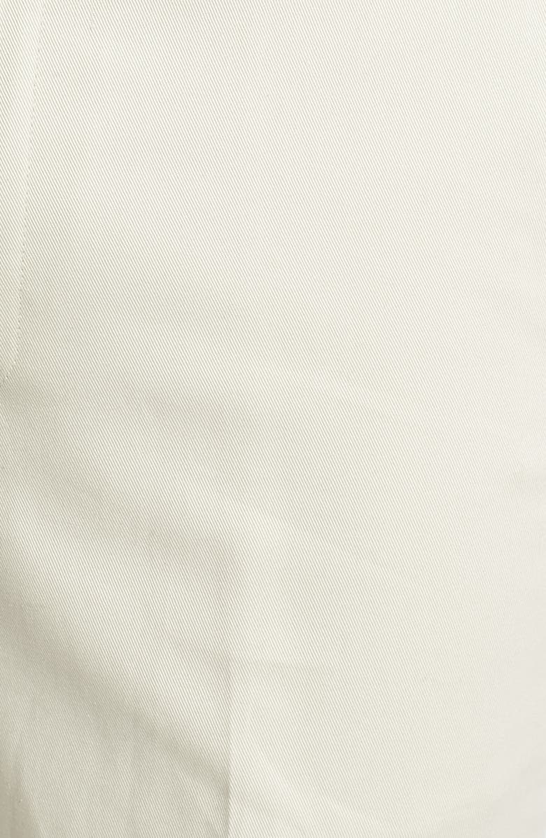 Berle Flat Front Classic Fit Cotton Dress Pants, Alternate, color, Stone