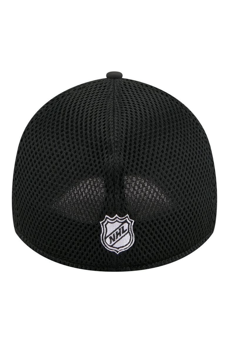 Men's New Era  Black San Jose Sharks Logo 39THIRTY Flex Hat, Alternate, color, Black
