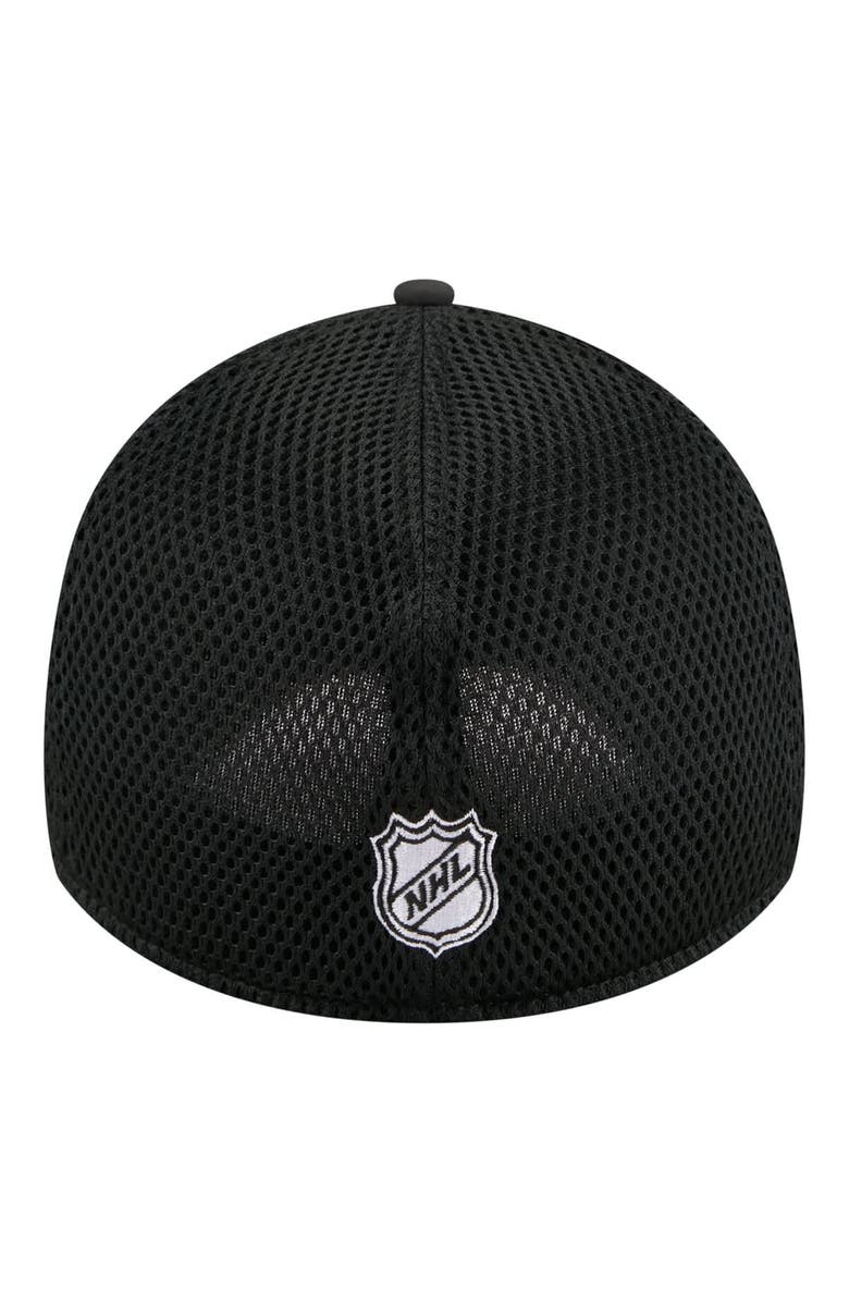New Era Men's New Era  Black San Jose Sharks Logo 39THIRTY Flex Hat, Alternate, color, Black
