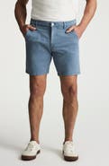 34 Heritage Arizona Slim Fit Flat Front Twill Chino Shorts
