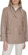 Cole Haan Signature Hooded Oversize Rain Jacket