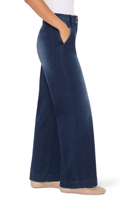 Nic + Zoe Nic+zoe Weekend Wide Leg Jeans In Blue