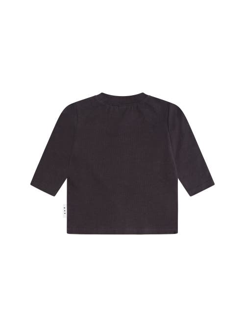 Huxbaby Furry Huxbear Longsleeve Top Black In Black