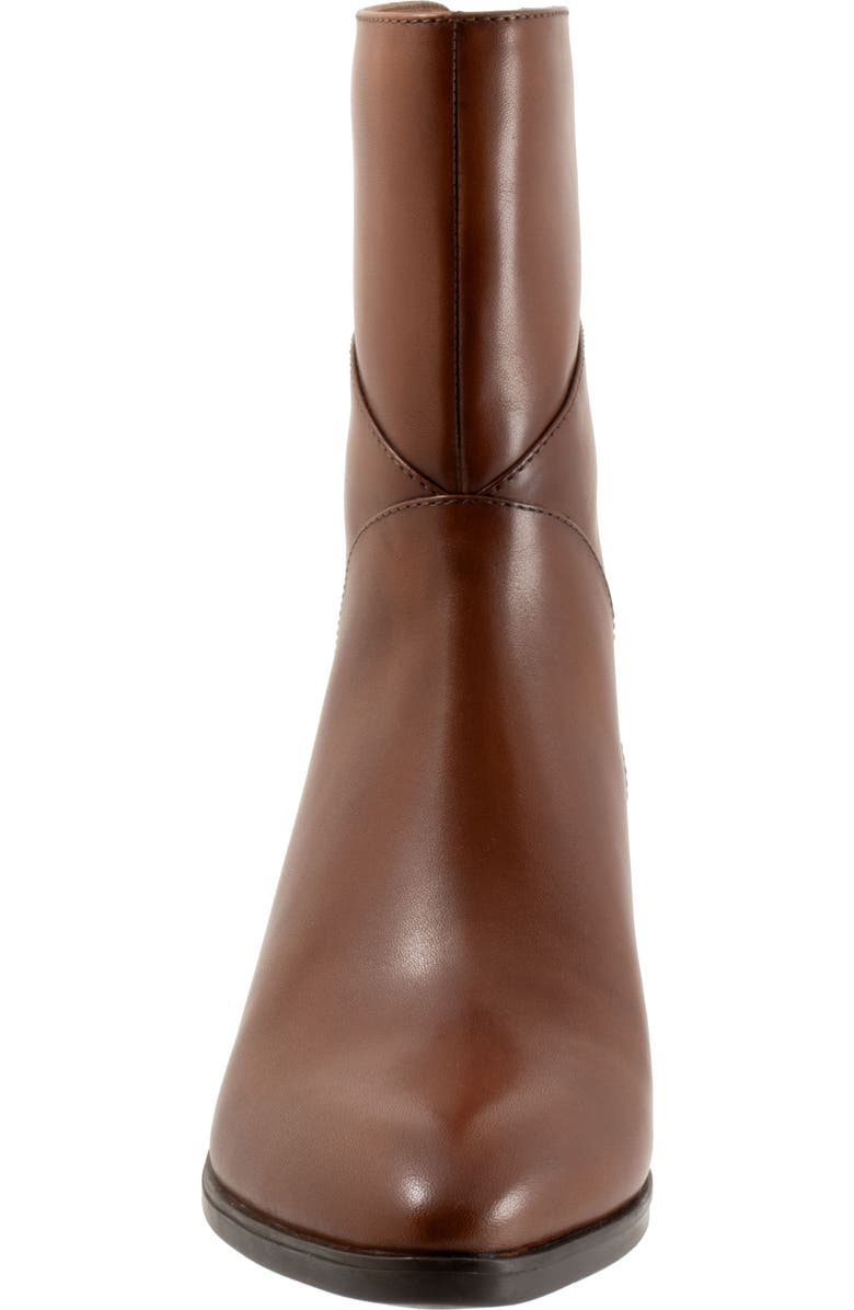 SoftWalk<sup>®</sup> Lawton Block Heel Bootie, Alternate, color, Cognac