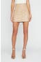 Truman Snap Faux Leather Miniskirt