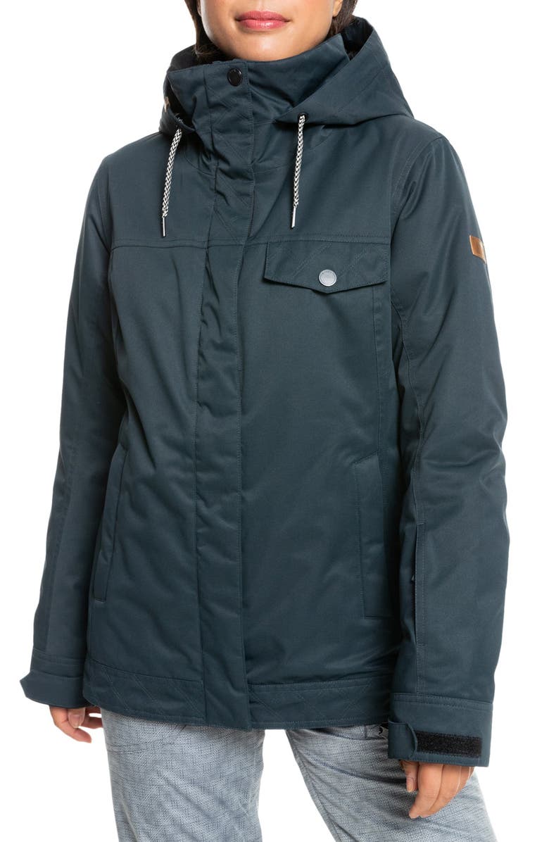 Roxy Billie Hooded Snow Jacket, Main, color,