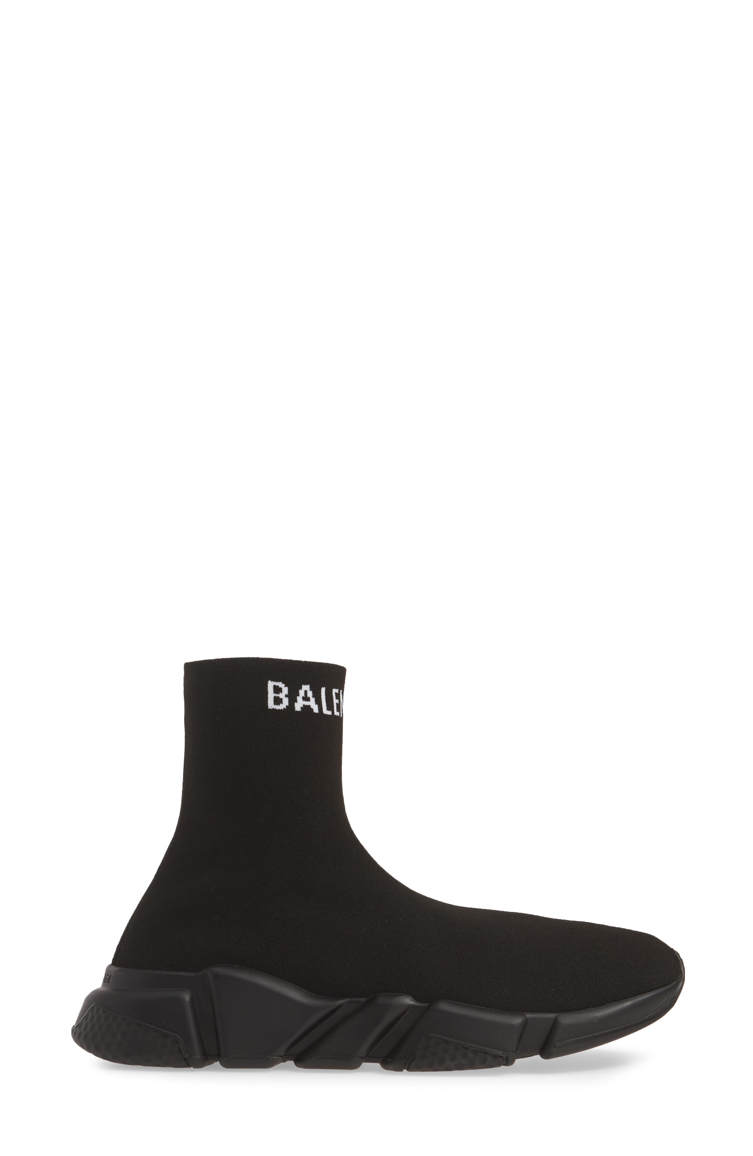 Balenciaga Hi Speed Logo Sock Sneaker, Alternate, color, 