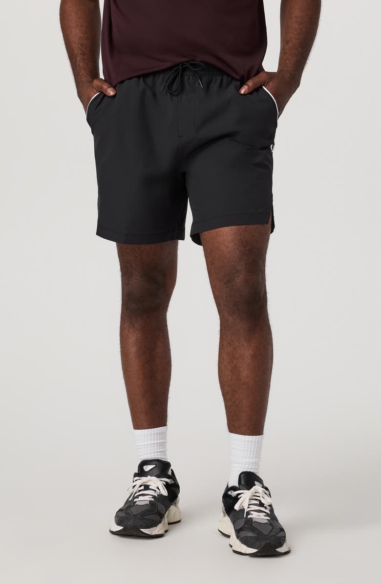 Vuori Crosscourt Shorts, Main, color, Black