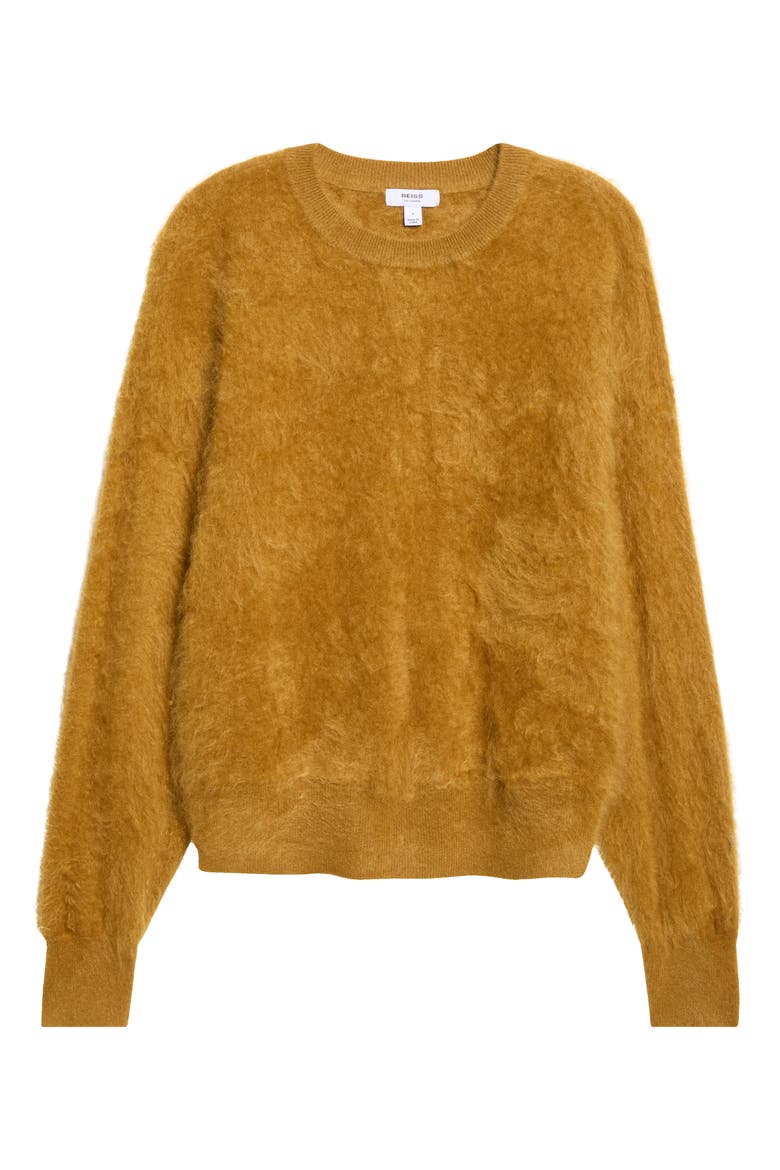Alina Cashmere Sweater, Alternate, color, OCHRE