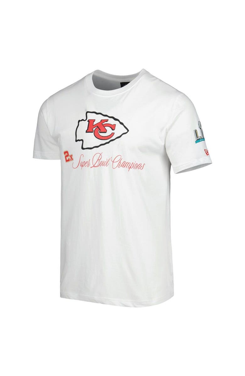 New Era Men's New Era White Kansas City Chiefs Historic Champs T-Shirt, Alternate, color, White