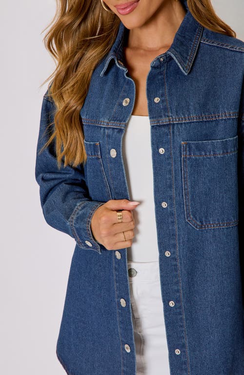 Vici Collection Kai Denim Shirt In Blue