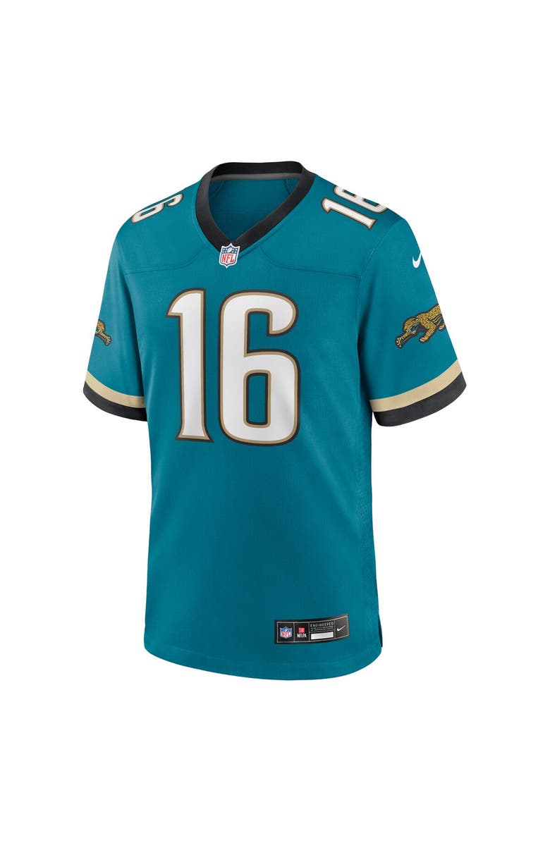 Nike Men's Nike Trevor Lawrence Teal Jacksonville Jaguars Prowler Throwback Player Game Jersey, Alternate, color, Teal
