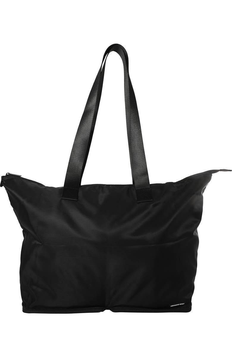 Members Only Packable Lightweight Travel Tote Bag, Main, color, Black