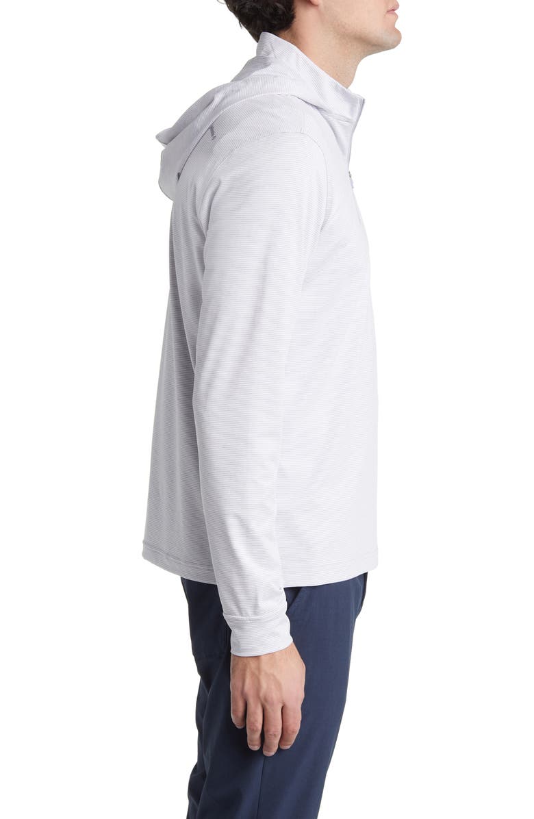 johnnie-O Hybrid Performance Quarter Zip Hoodie, Alternate, color, 
