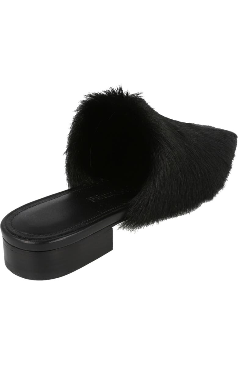 FERRAGAMO Selestina Genuine Hair Mule, Alternate, color, Nero