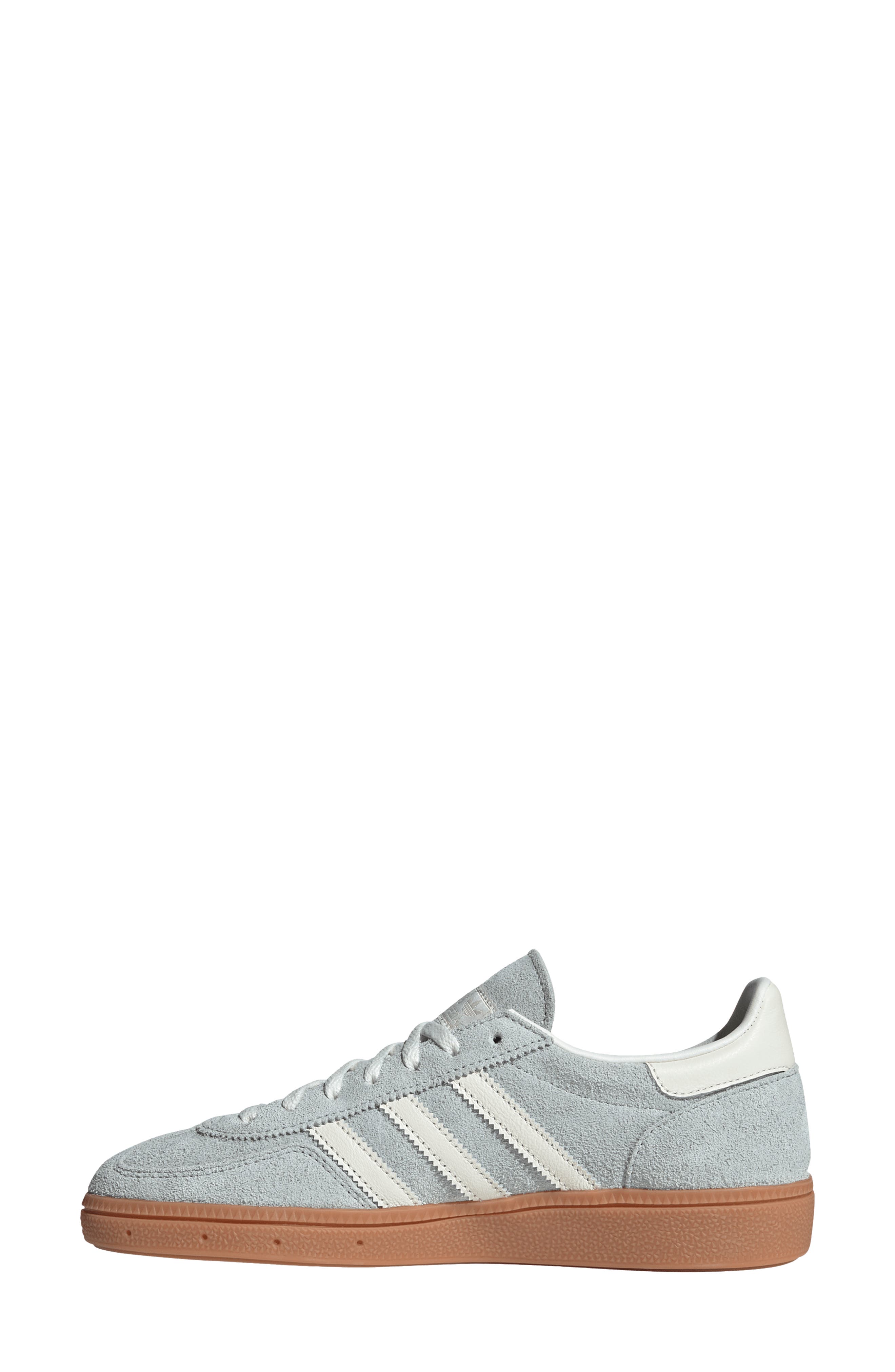Handball Spezial Sneaker, Alternate, color, WONDER SILVER/ OFF WHITE/ GUM