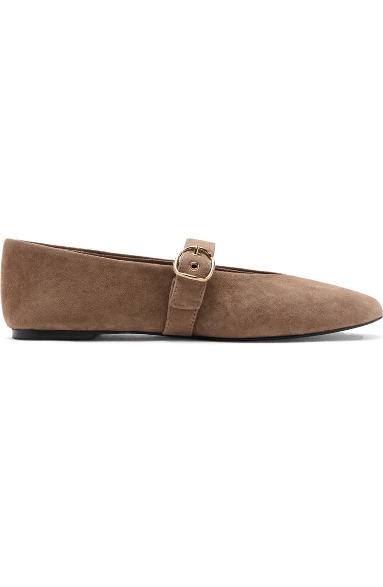 MANGO Mary Jane Ballet Flat, Alternate, color, Sand