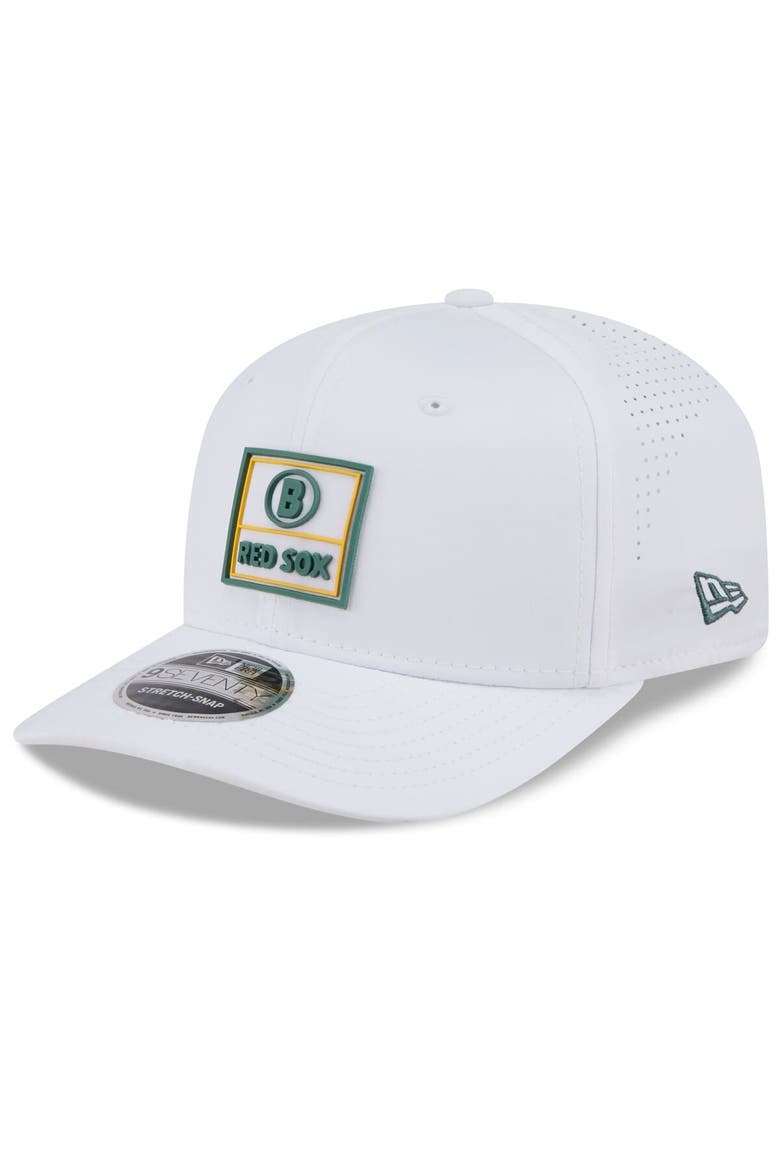 Men's New Era  White Boston Red Sox 2025 City Connect Fan Pack 9SEVENTY Adjustable Hat, Main, color, White