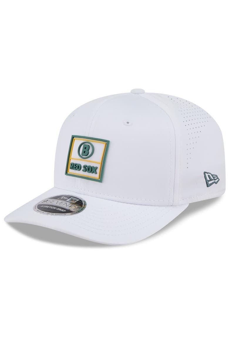 New Era Men's New Era White Boston Red Sox 2025 City Connect Fan Pack 9SEVENTY Adjustable Hat, Main, color, White