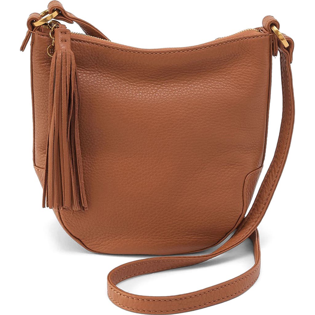 Hobo Lexi Leather Crossbody Bag In Warm Honey