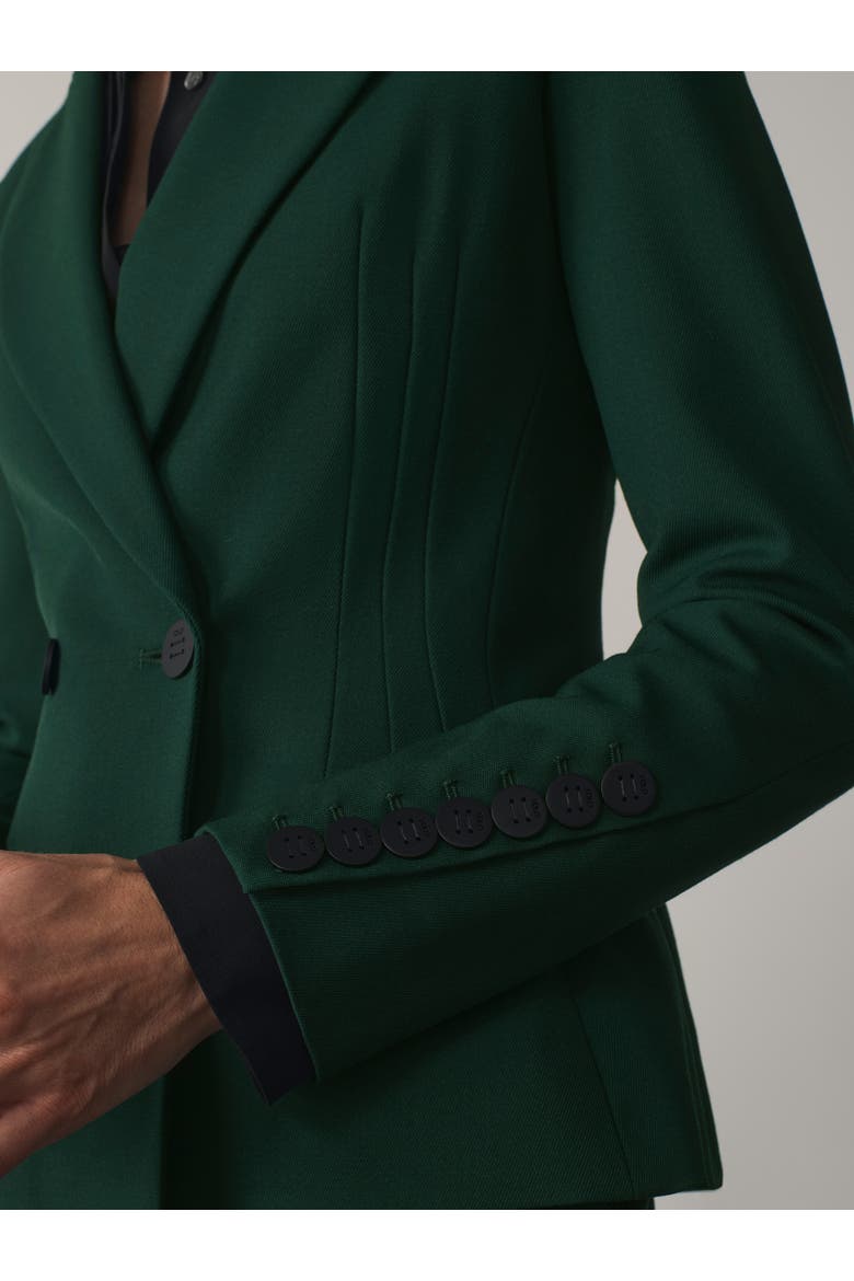 Clever Wool Blend Romano Jacket, Alternate, color, Green