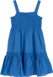 Rare Editions Kids' Cotton Tiered Dress
