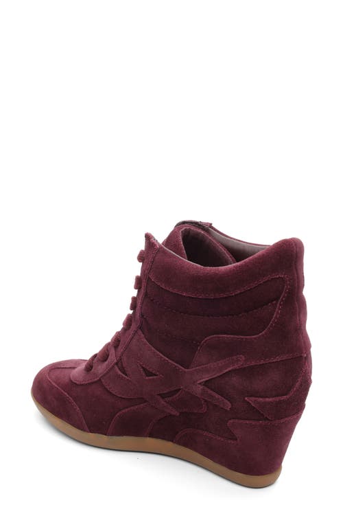 Ash Boradia Wedge Sneaker In Red