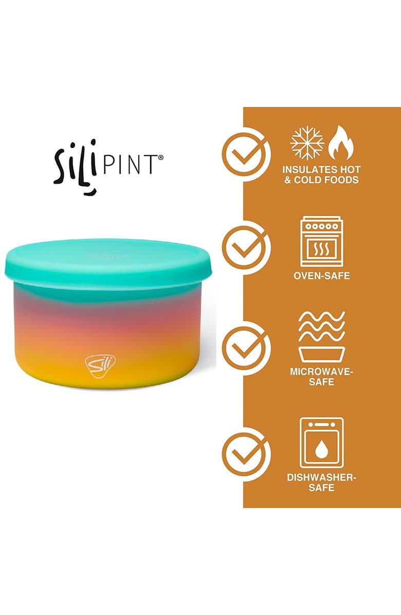 Silipint Silicone 20oz Lidded Bowls 2 Pack, Alternate, color, 