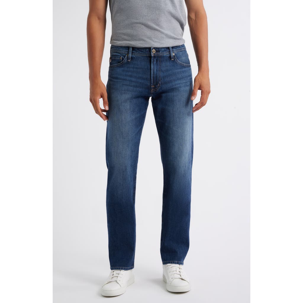 Ag Graduate Tailored Straight Leg Jeans In Blue