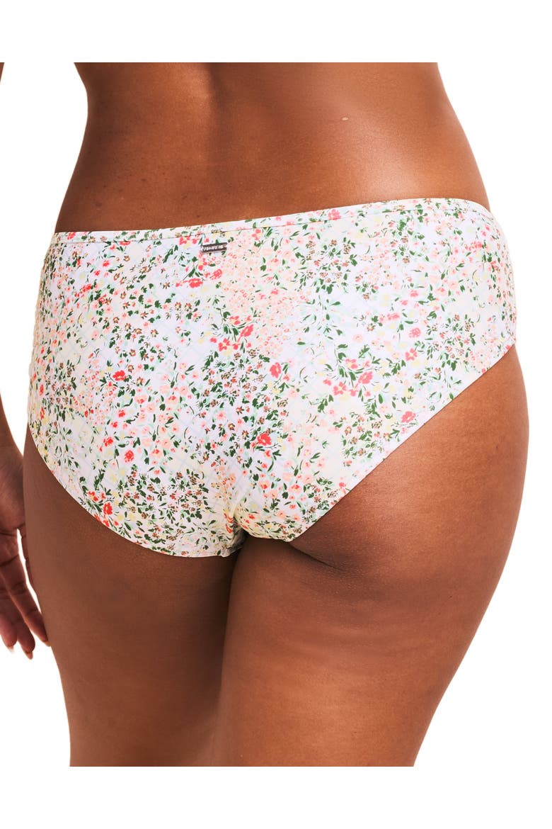 Valcea Swimwear Hipster Bikini Bottom, Alternate, color, Floral white