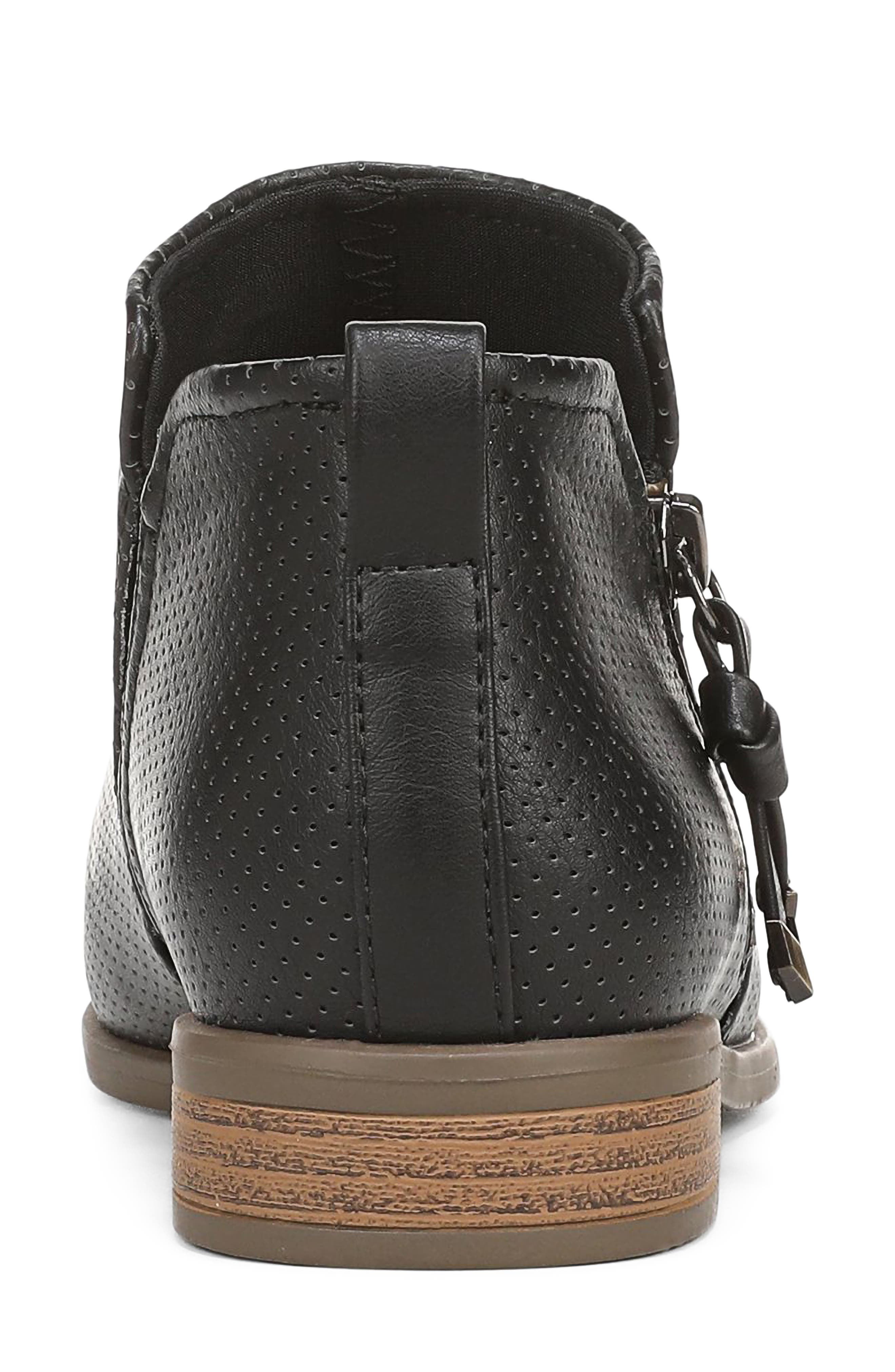 Reverie Faux Leather Bootie, Alternate, color, BLACK FAUX LEATHER