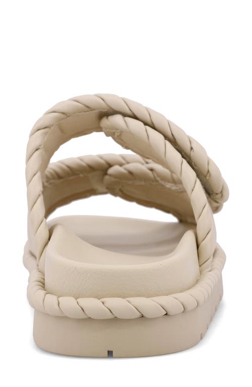 Shop Mia Gemi Puffy Slide Sandal In Linen