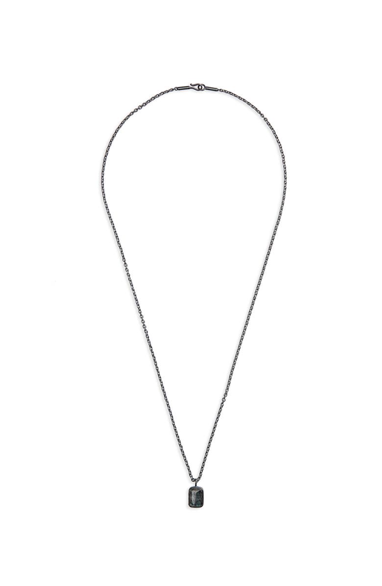 Caputo & Co. Silver Chain Necklace, Main, color, 