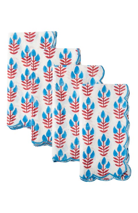 Meadow Handblocked Napkin Set