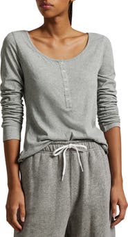 Polo Ralph Lauren Long & Lean Cotton Jersey Lounge Henley