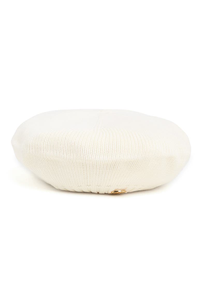 ACCESS Classic Rib Beret, Main, color, CREAM