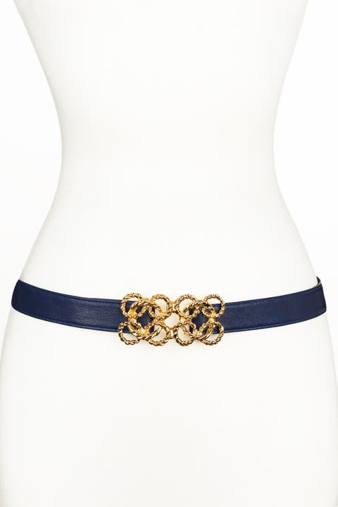 Torchon Rope Buckle Leather Belt