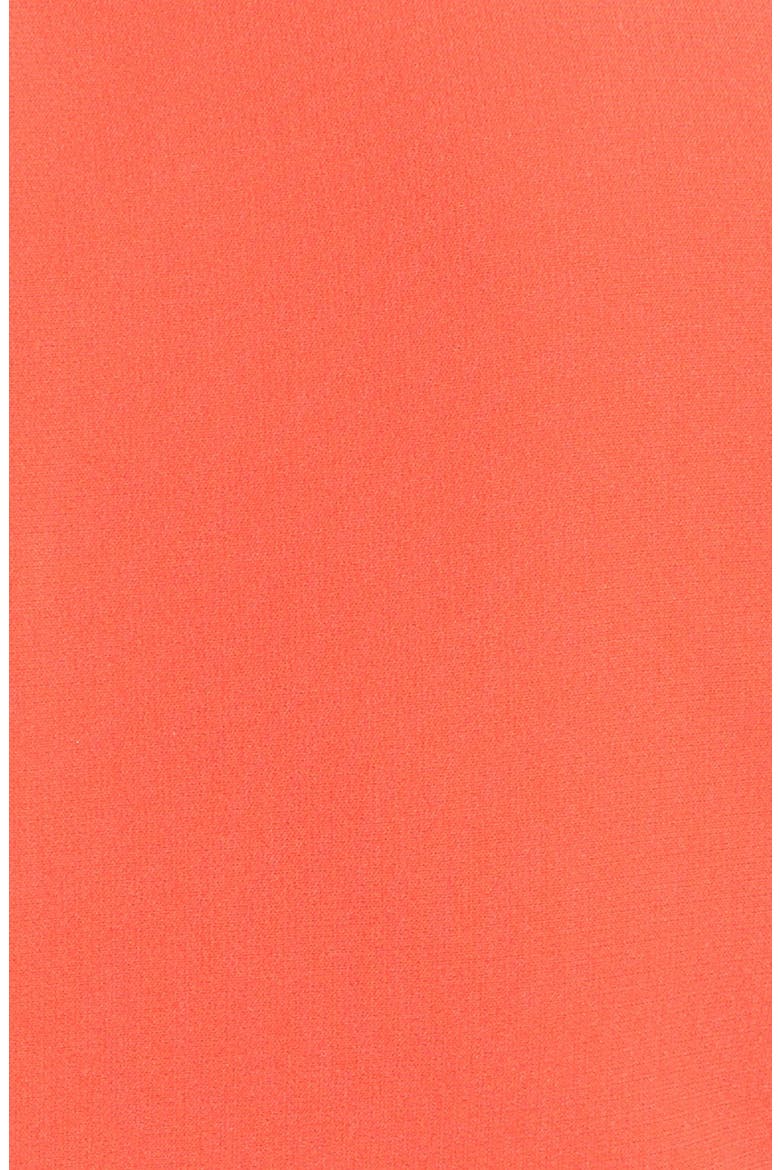 'Rikki' Cutout Midi Dress, Alternate, color, POPPY