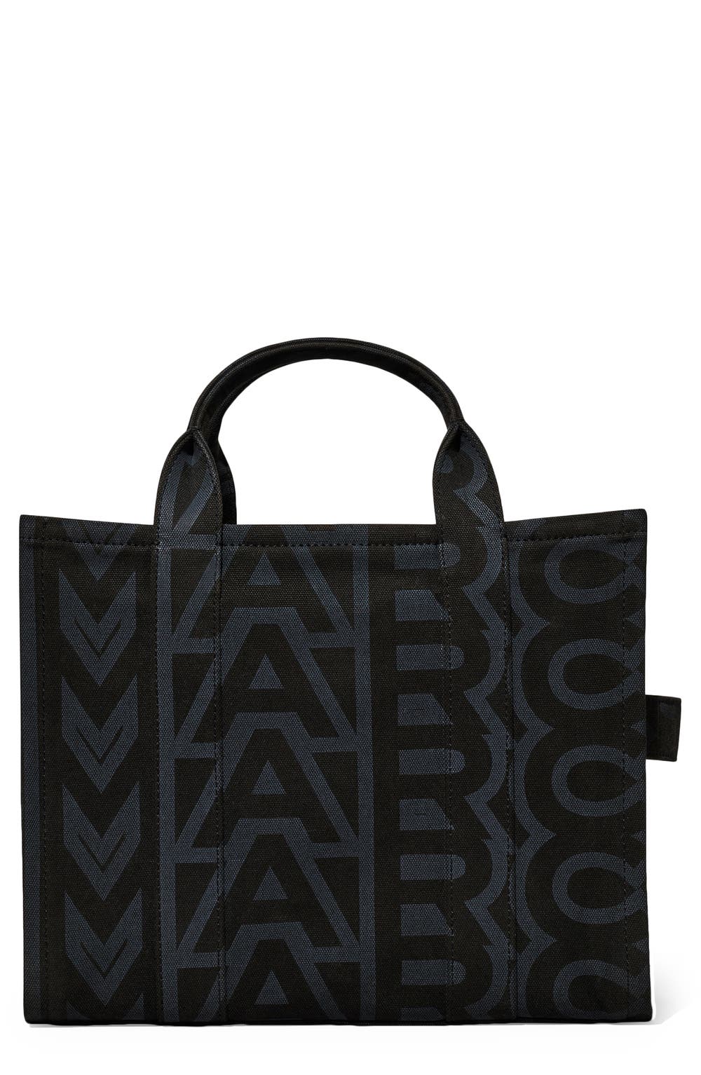 The Medium Monogram Tote Bag, color, BLACK MULTI