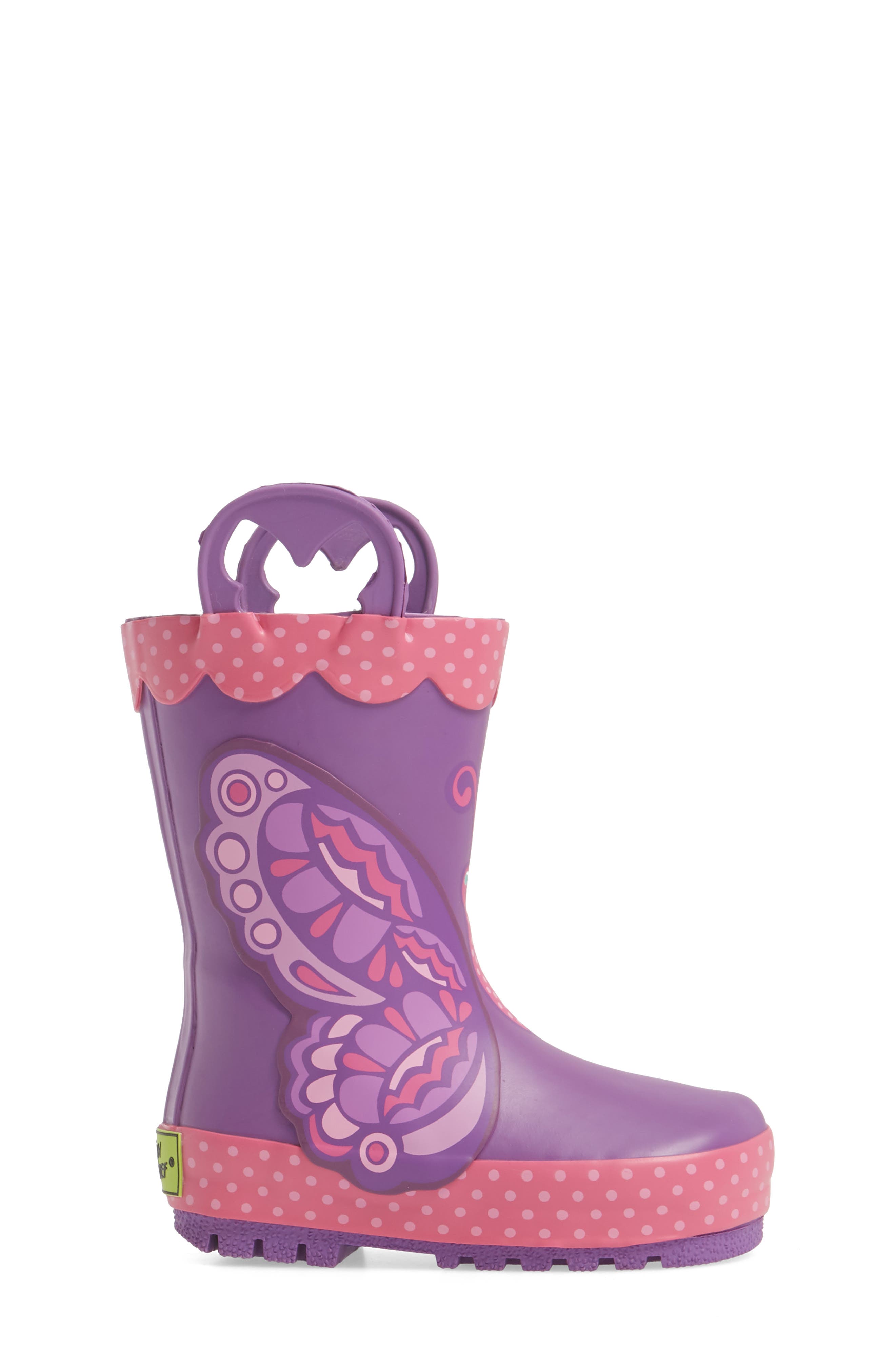 Western Chief Betty Butterfly Rain Boot, Alternate, color, 
