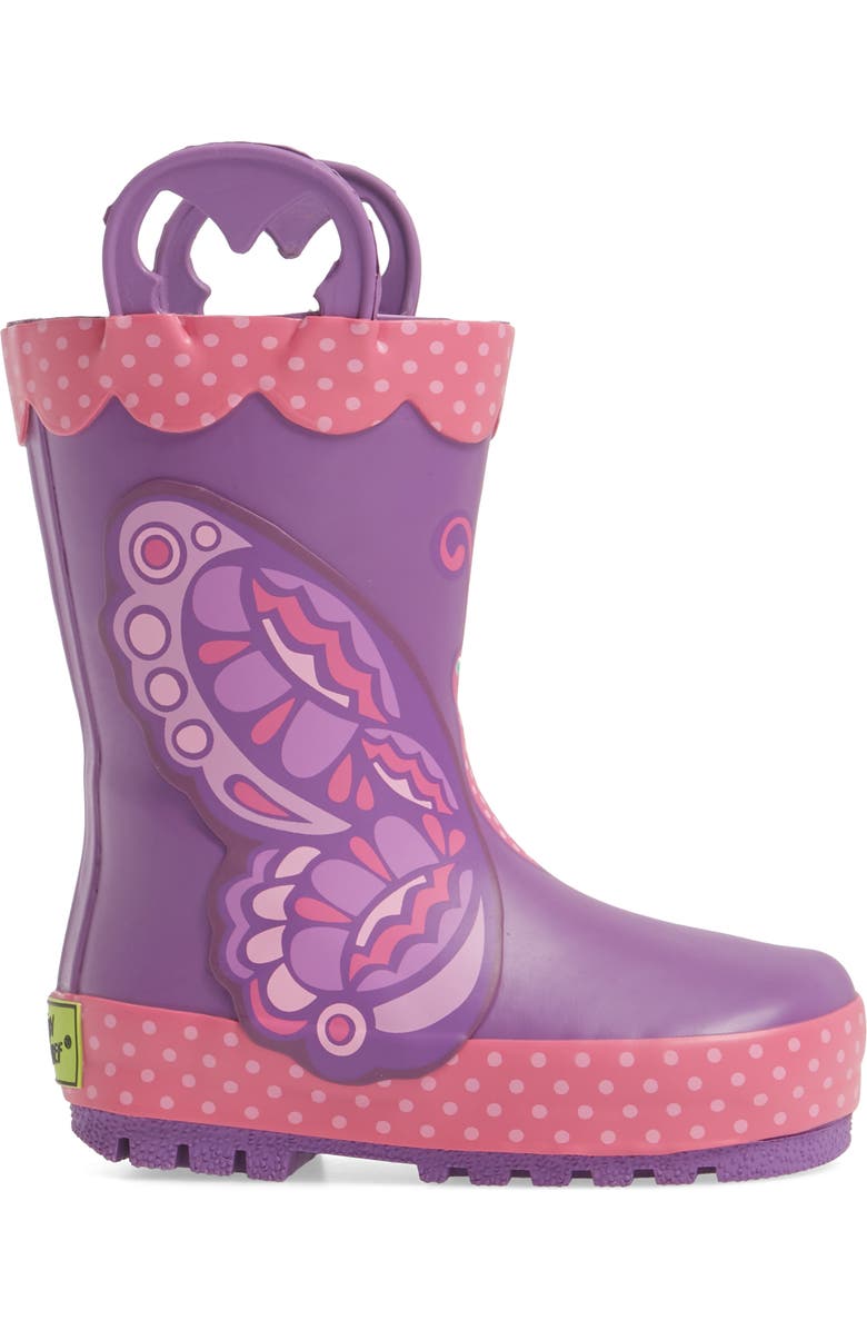 Western Chief Betty Butterfly Rain Boot, Alternate, color,