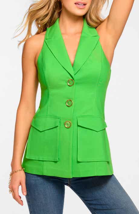Lisa Tailored Cotton Blend Vest