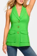 Ramy Brook Lisa Tailored Cotton Blend Vest