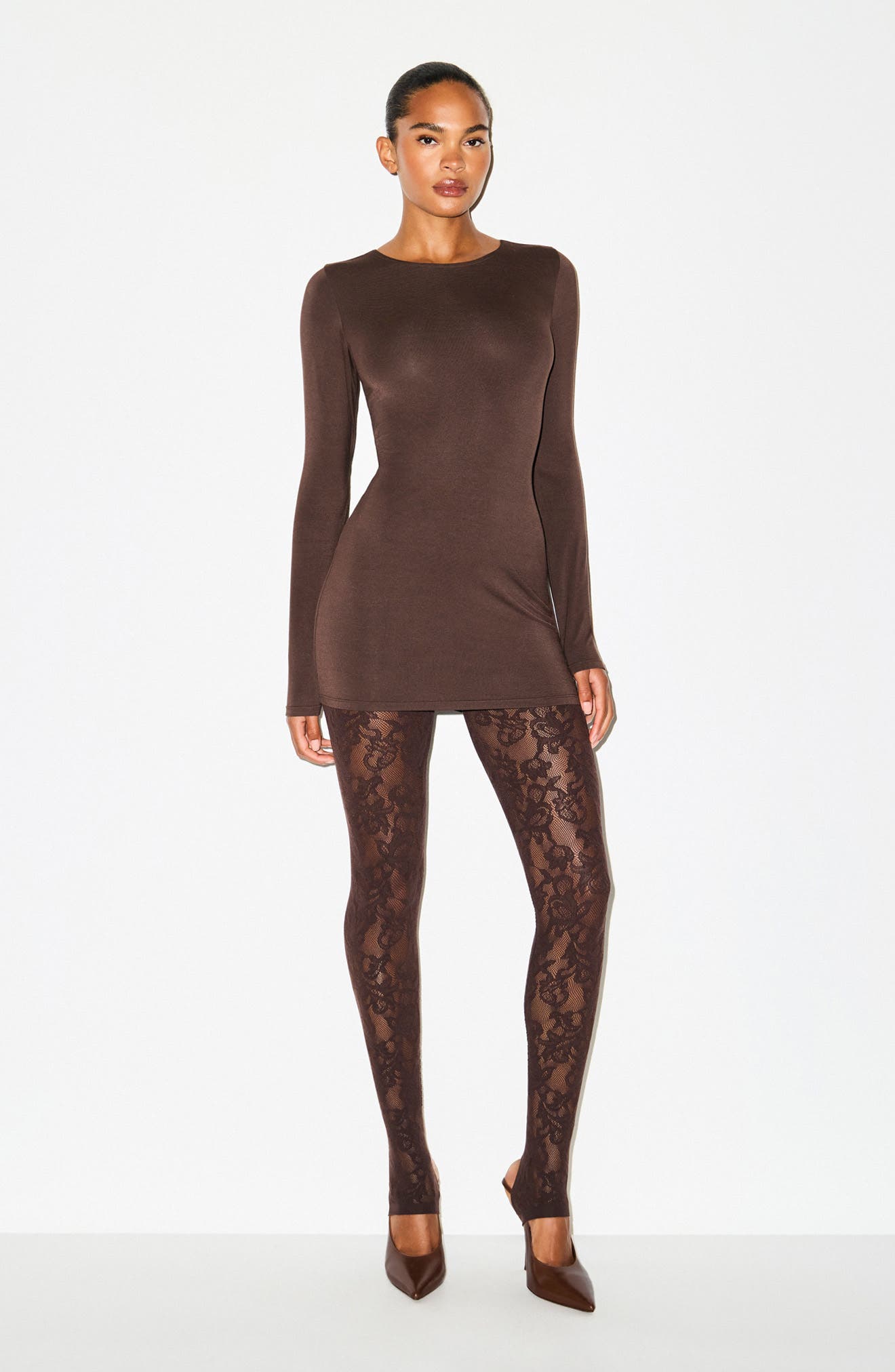 skims smooth layers mini dress SMOOTH LAYERS SCOOP NECK MINI DRESS