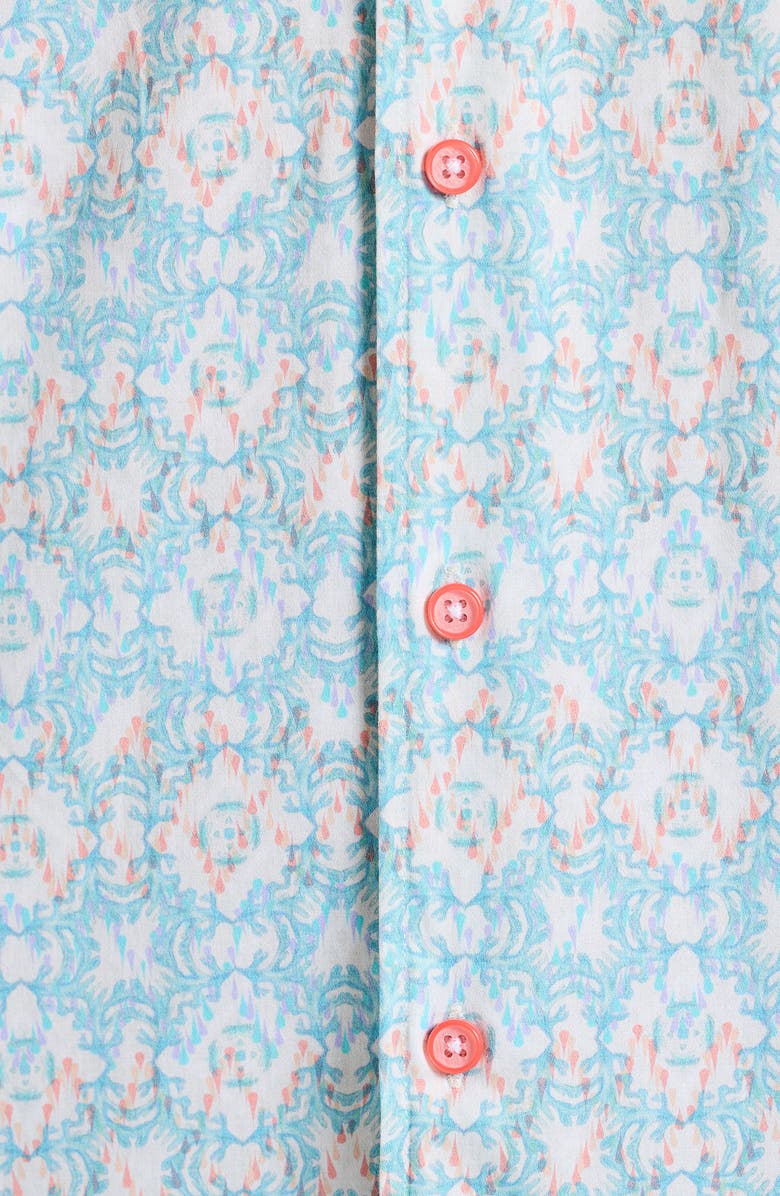 Robert Graham Mariage Floral Button-Up Shirt, Alternate, color, Blue Multi