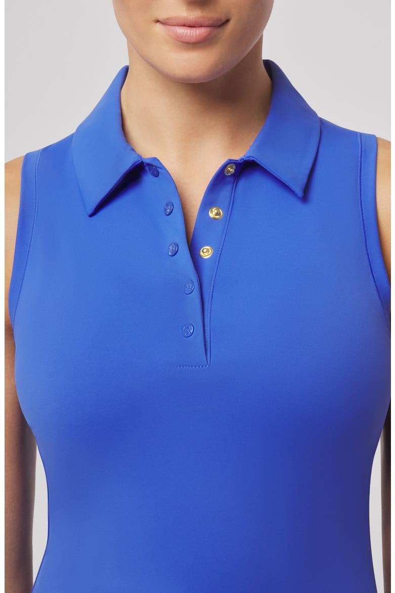 Lucie Sleeveless Golf Polo, Alternate, color, MINERAL BLUE