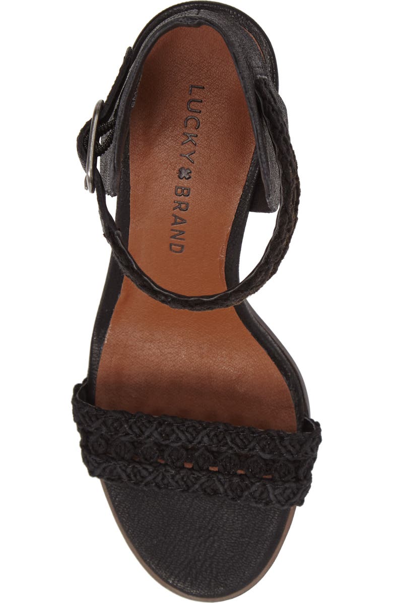 Lucky Brand Oakes Ankle Strap Sandal, Alternate, color,