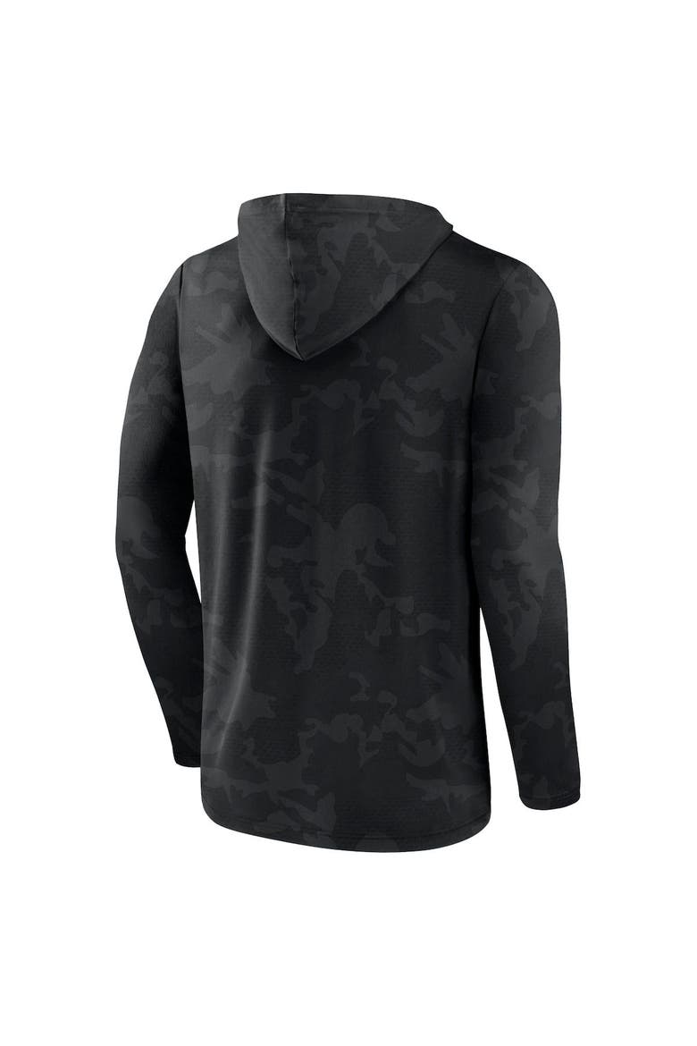 Men's Fanatics  Black Oklahoma Sooners Camo Hoodie Long Sleeve T-Shirt, Alternate, color, Black