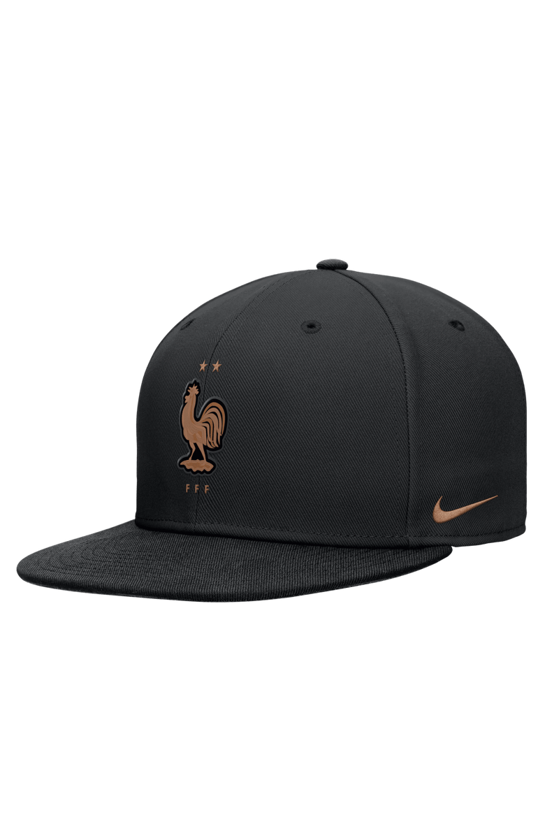 Nike Men's Nike Black France National Team Snapback Hat, Main, color, Black